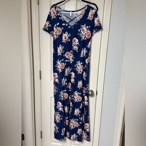 Pink blush size S maxi dress